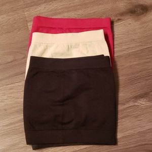 Bandeau Tops- Set of 3